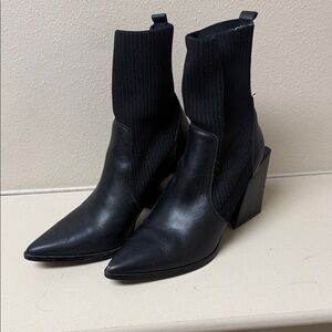 Steve Madden Black Heeled Boots